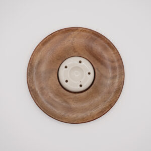 Stick and Cone Wooden Plate Incense Burner